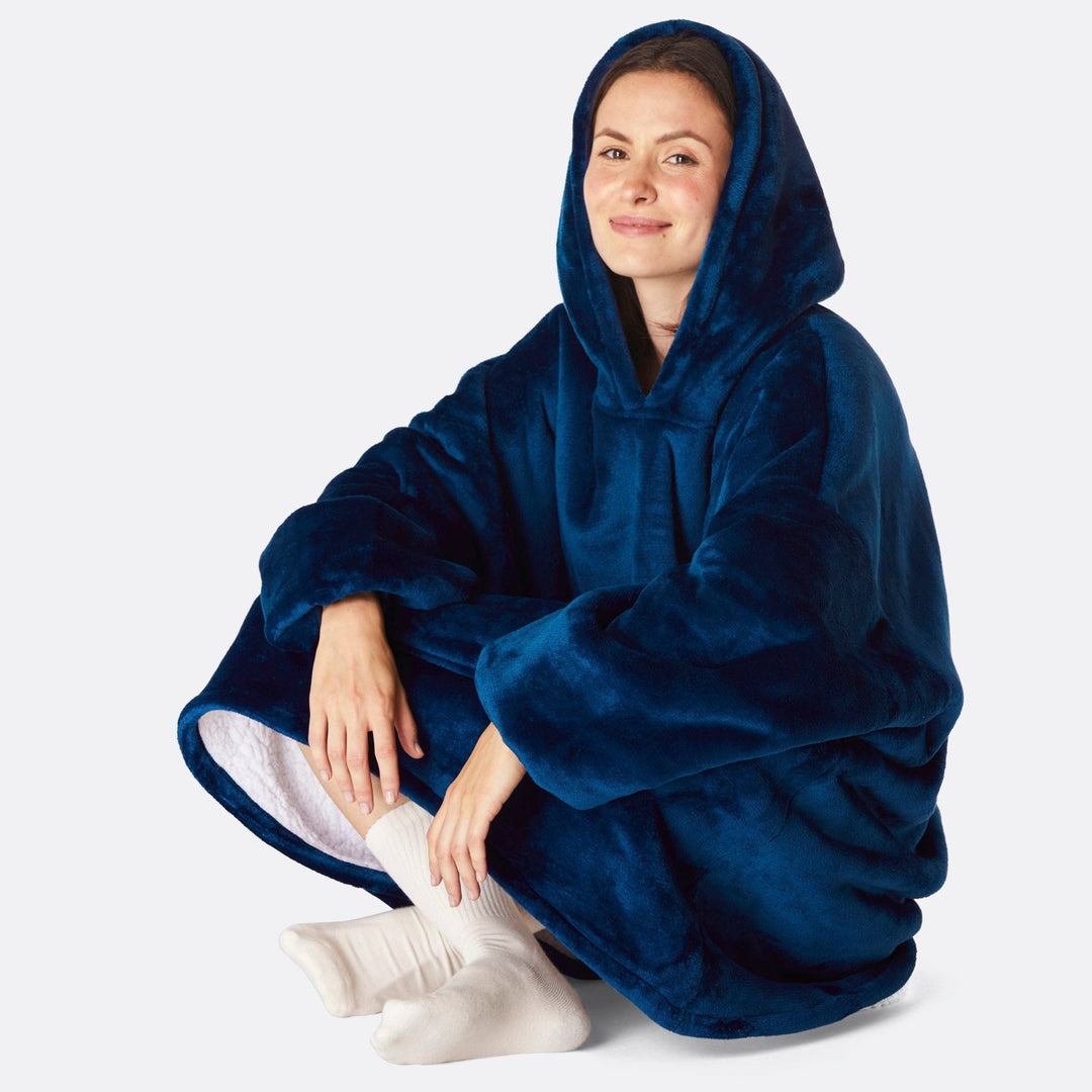 Navy Blauw HappyHoodie