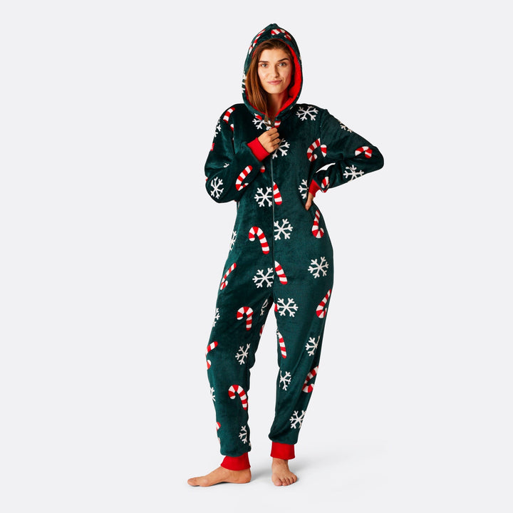 Groene Hohoho Onesie Dames