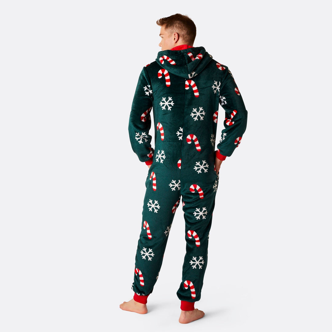 Groene Hohoho Onesie Heren