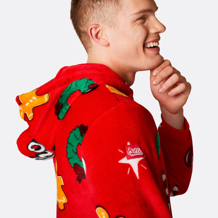 Rode Hohoho Onesie Heren