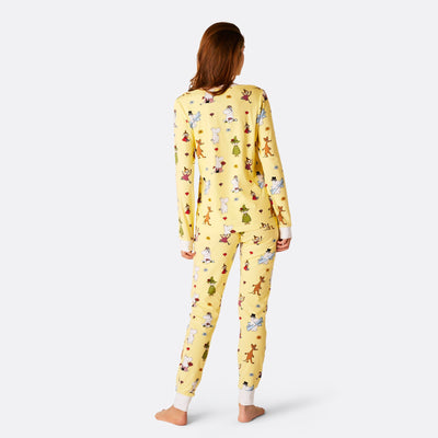 Gele Moemins Pyjama Dames