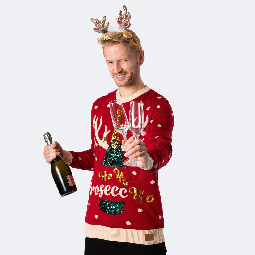 Prosecco Kersttrui Heren