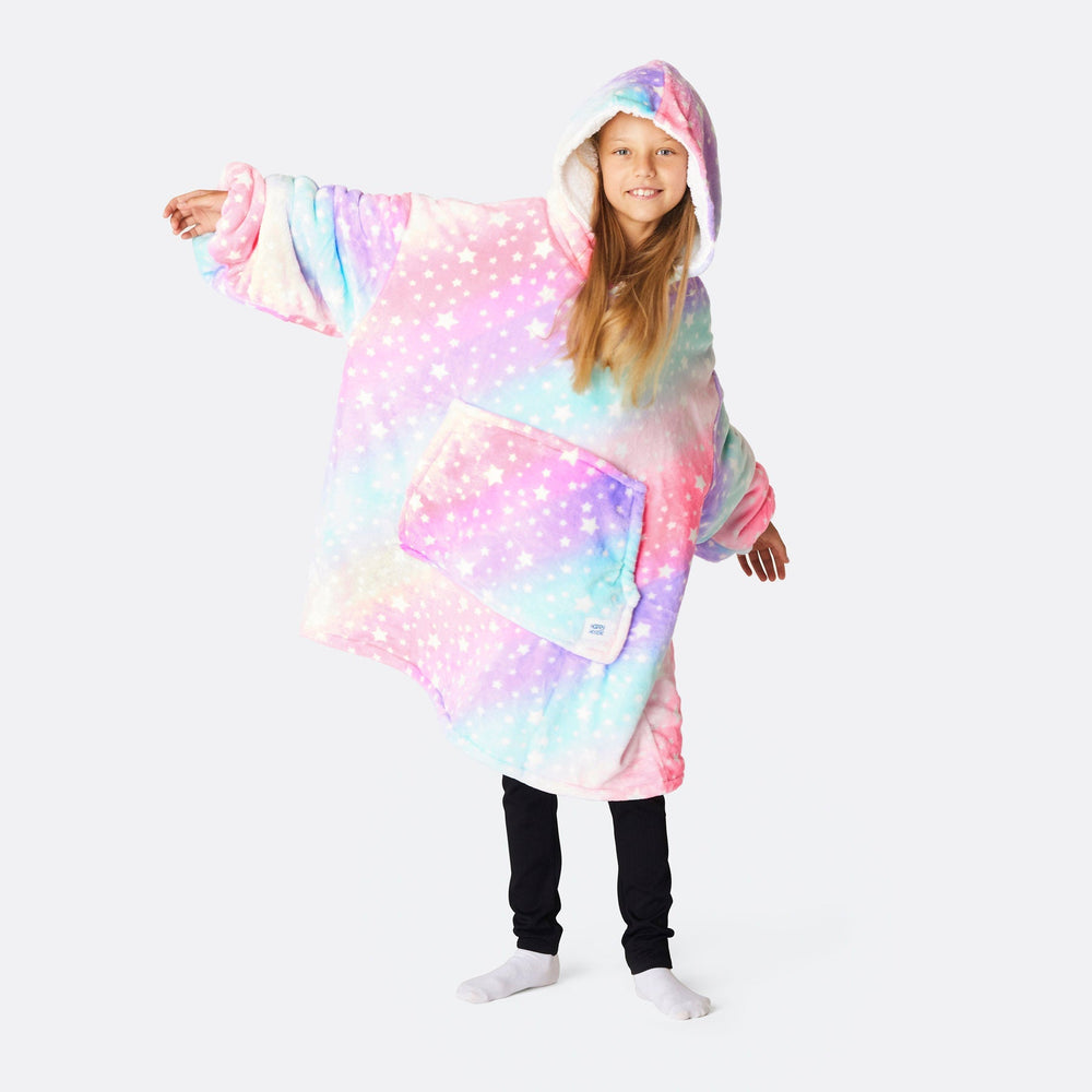 Regenboog Roze HappyHoodie Voor Kinderen