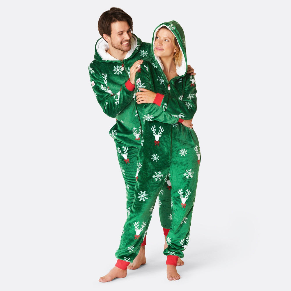 Rendier Groen Onesie Dames