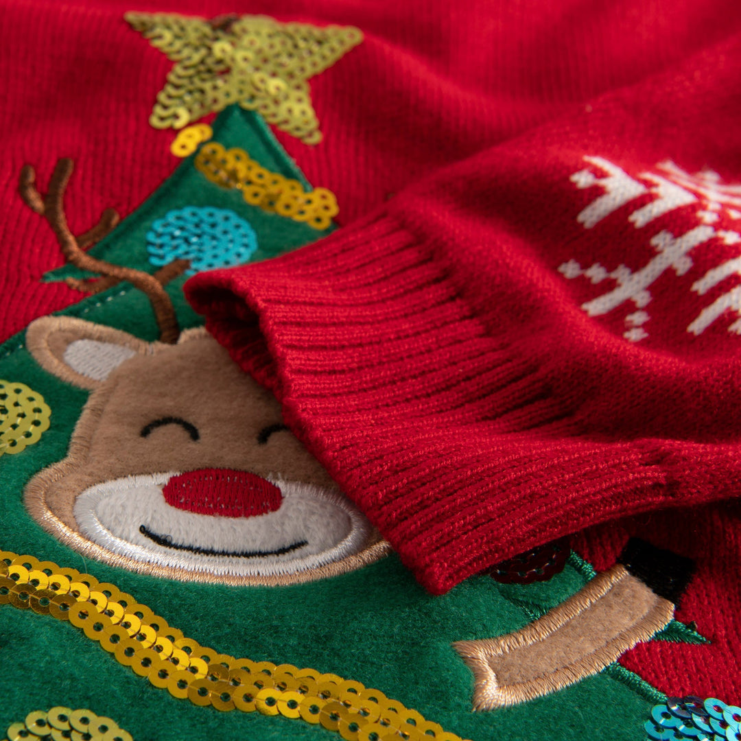 Hema gebreide baby kersttrui rood (rood) aanbieding bij HEMA Hema gebreide baby kersttrui rood (rood) aanbieding bij HEMA