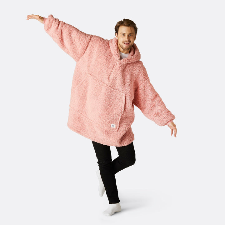 Roze Sherpa HappyHoodie