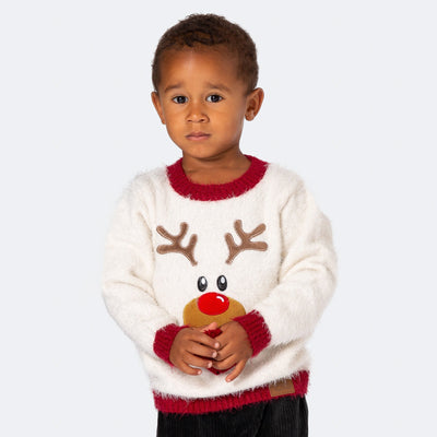 Rudolf in the Snow Kersttrui Voor Kinderen