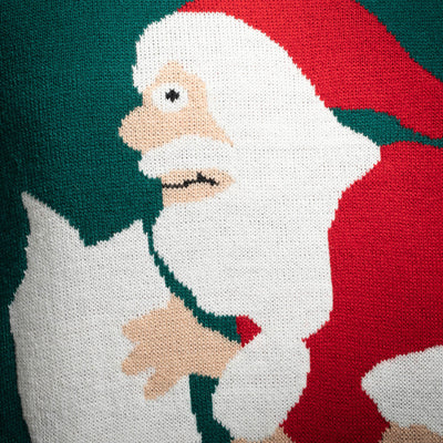 Santa on the Chimney Kersttrui Dames