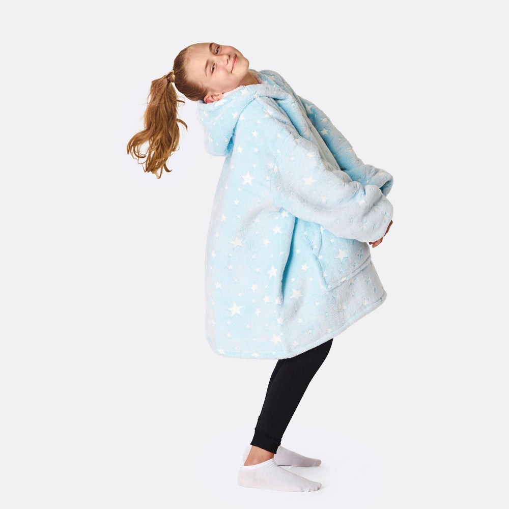 Sterren Blauw HappyHoodie Voor Kinderen