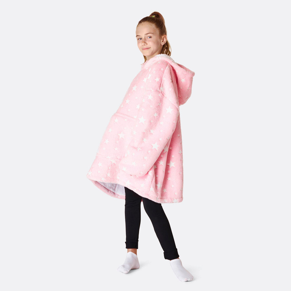 Sterren Roze HappyHoodie Voor Kinderen