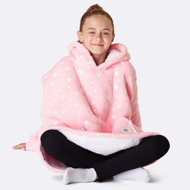 Sterren Roze HappyHoodie Voor Kinderen