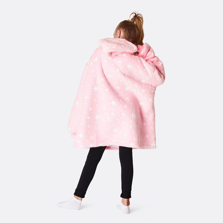 Sterren Roze HappyHoodie Voor Kinderen