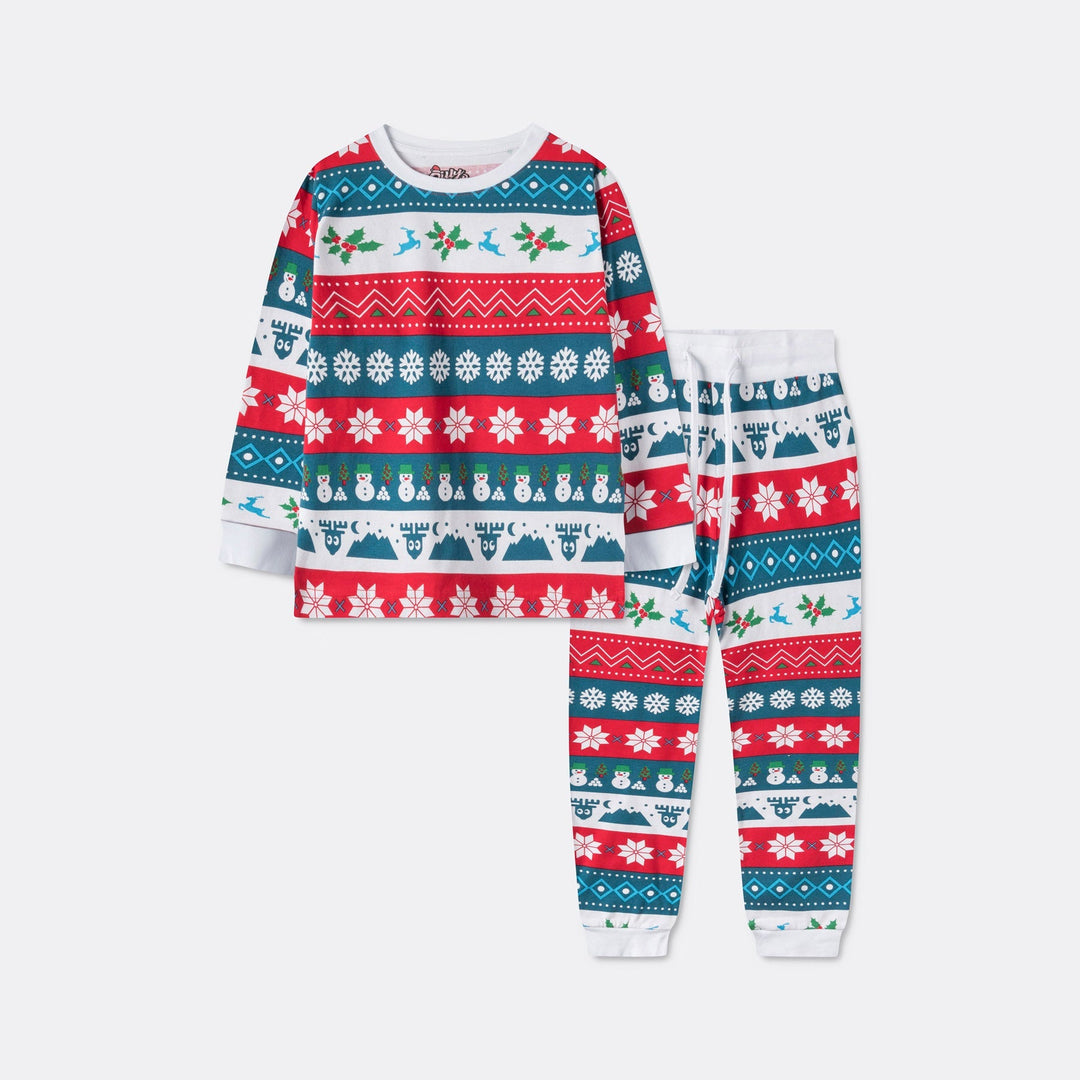 Strepen Kerstpyjama Voor Kinderen