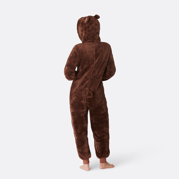 Teddybeer Bruin Onesie Dames