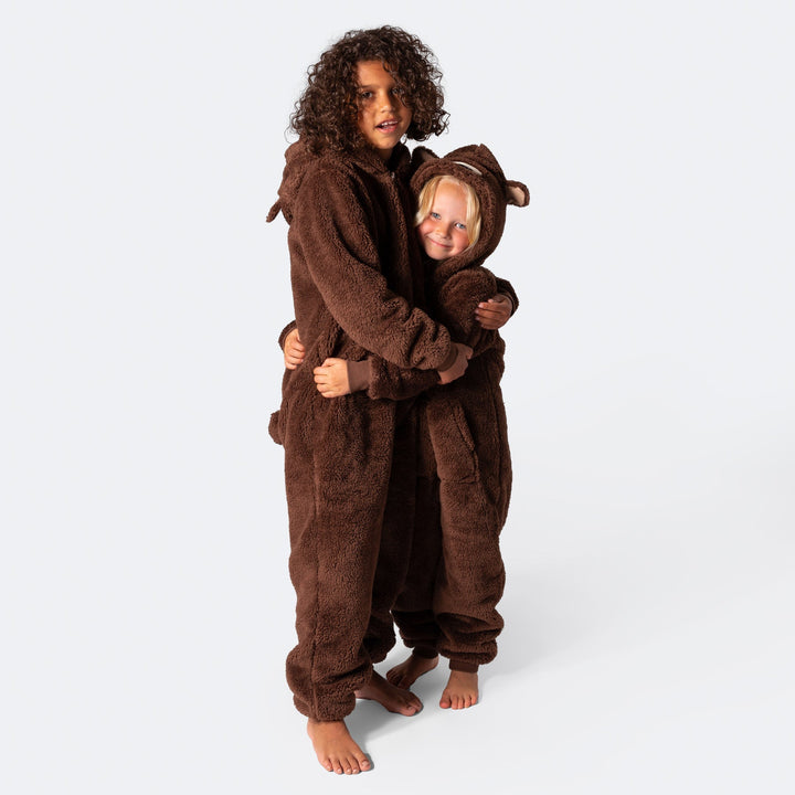 Teddybeer Bruin Onesie Voor Kinderen