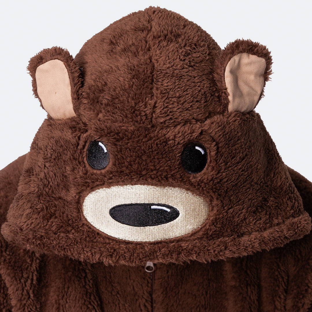 Teddybeer Bruin Onesie Voor Kinderen