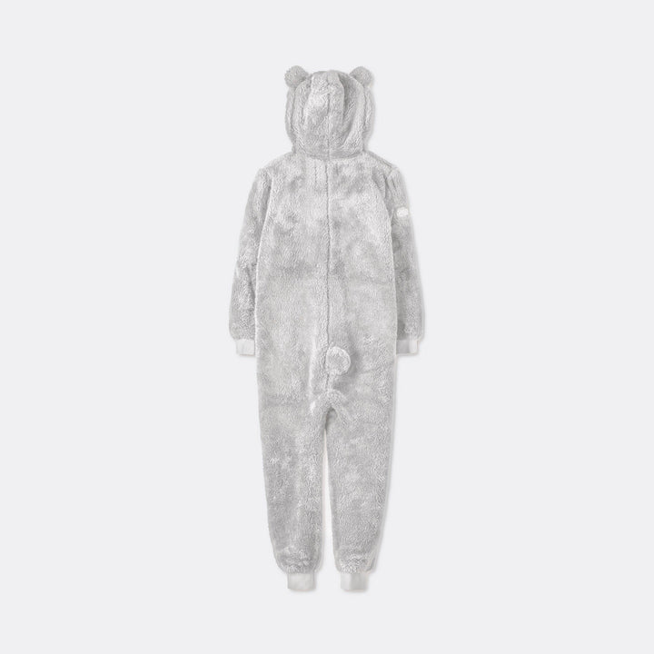 Teddybeer Grijs Onesie Voor Kinderen