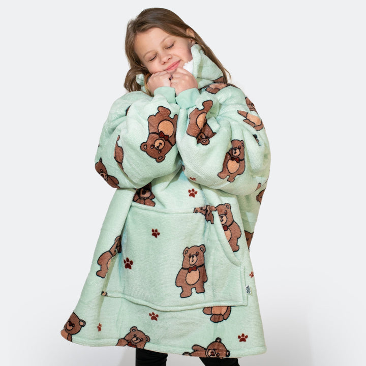 Teddybeer HappyHoodie Voor Kinderen