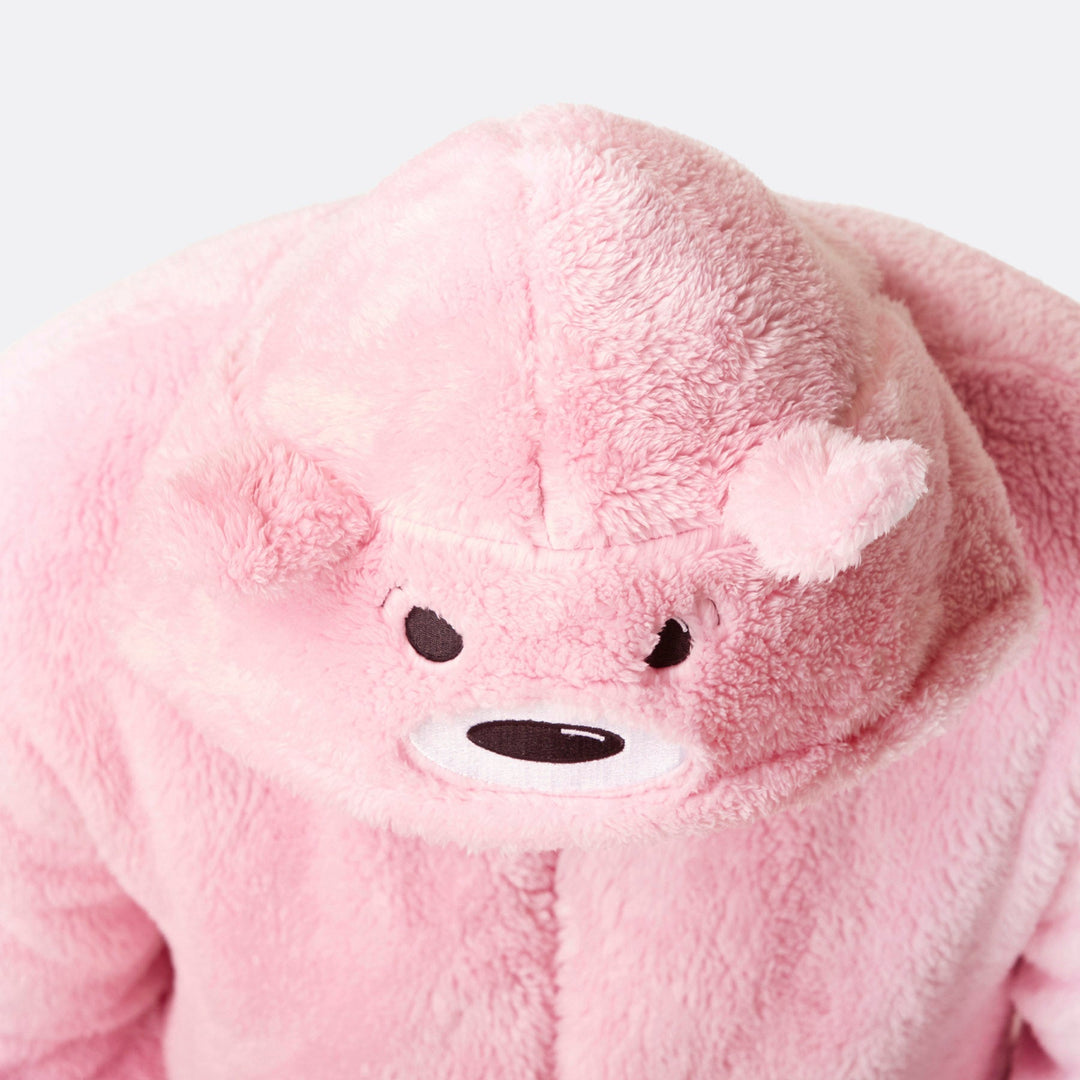 Teddybeer Roze Onesie Heren