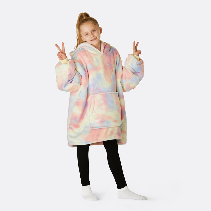 Tiedye Pastel HappyHoodie Voor Kinderen