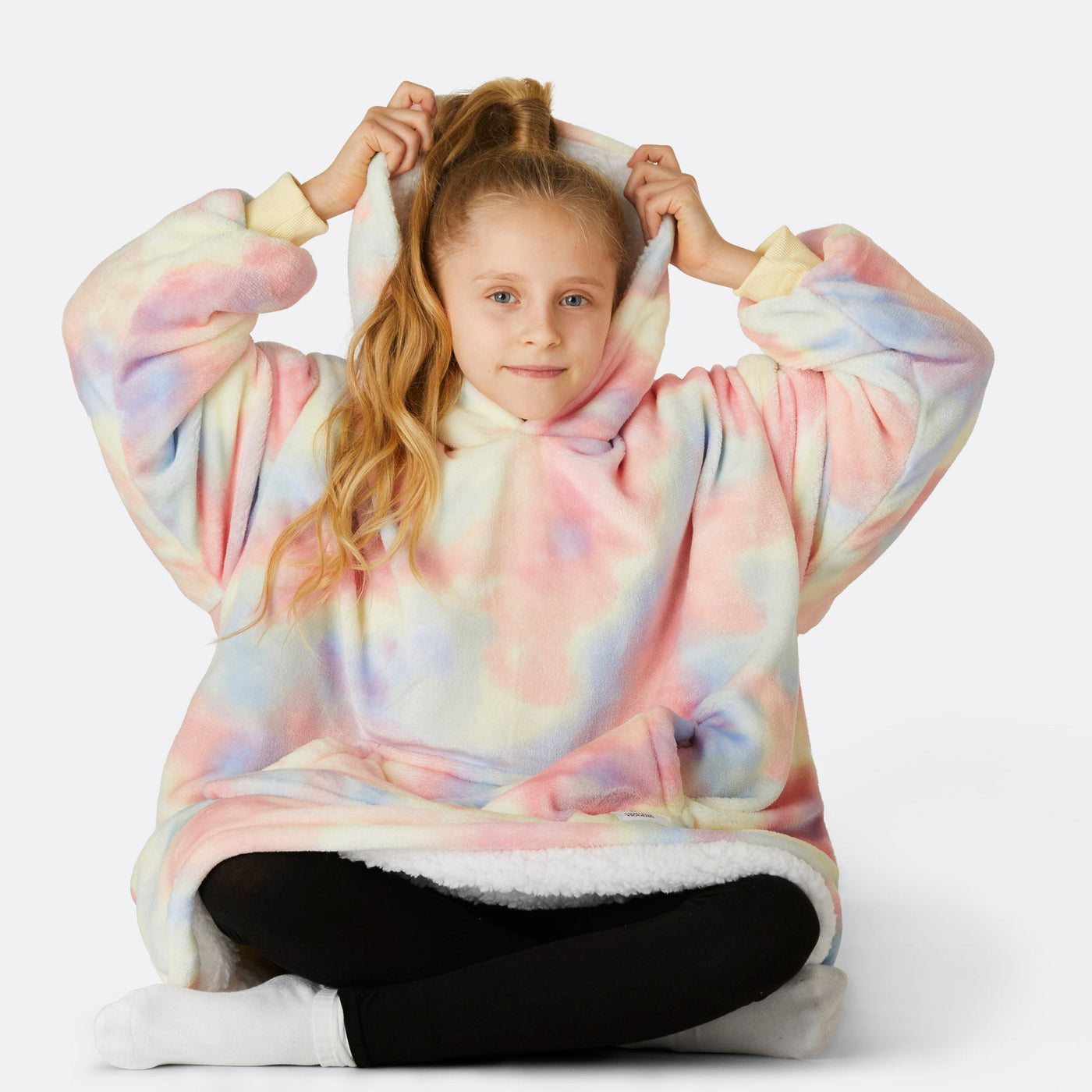 Tiedye Pastel HappyHoodie Voor Kinderen