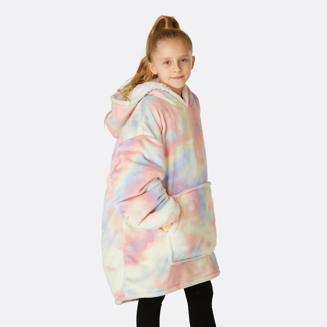 Tiedye Pastel HappyHoodie Voor Kinderen