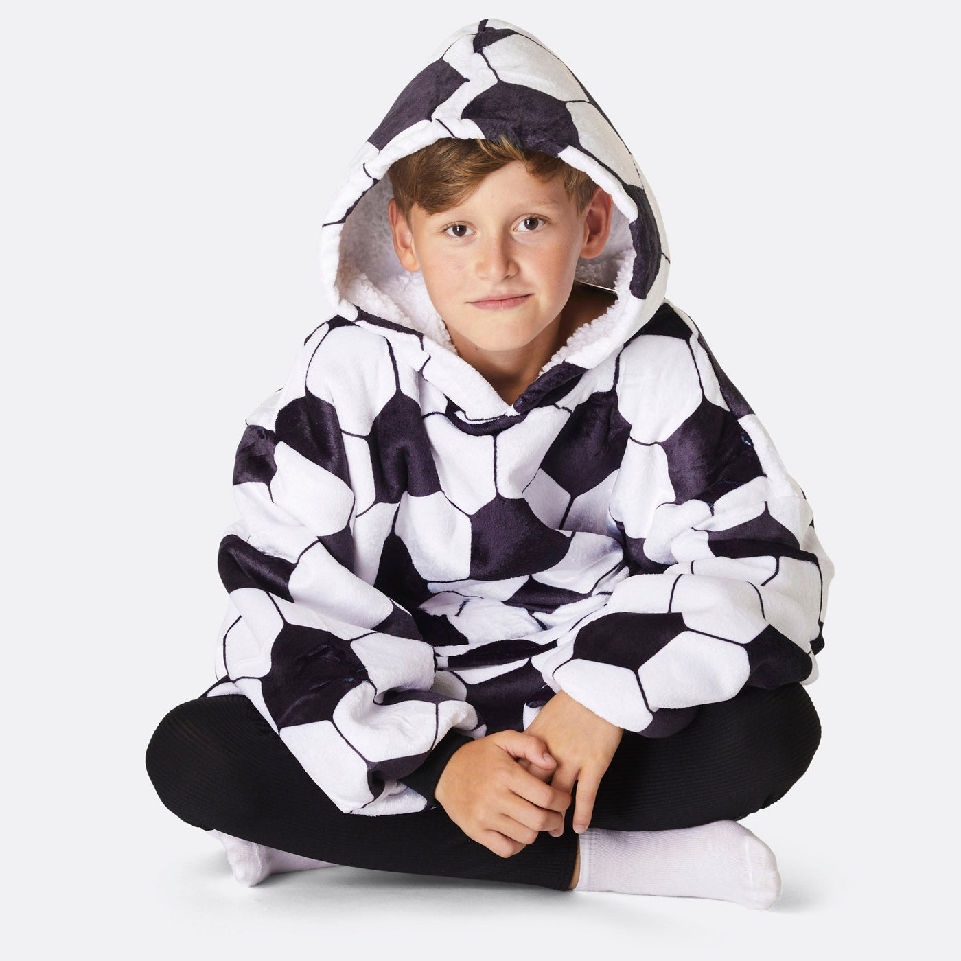 Voetbal HappyHoodie Voor Kinderen